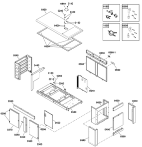 Enclosure Group Diagram and Parts List for 076160-05  Briggs and Stratton Generator